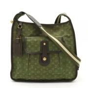 Pre-owned Canvas louis-vuitton-bags Louis Vuitton Vintage , Green , Da...