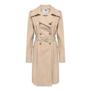 Klassieke Trenchcoat Blugirl , Beige , Dames