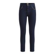 Slim Fit Denim Jeans Alviero Martini 1a Classe , Blue , Dames