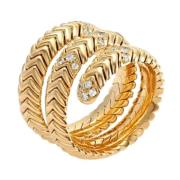 Pre-owned Yellow Gold rings Bvlgari Vintage , Yellow , Dames