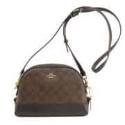 Pre-owned Plastic shoulder-bags Coach Pre-owned , Brown , Dames