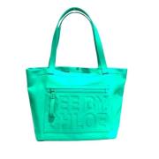 Pre-owned Leather totes Chloé Pre-owned , Green , Dames