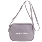 Pre-owned Leather balenciaga-bags Balenciaga Vintage , Gray , Dames