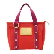 Pre-owned Canvas louis-vuitton-bags Louis Vuitton Vintage , Red , Dame...