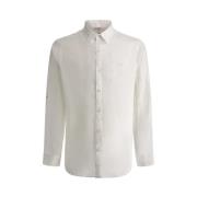 Lange Mouw Shirt Guess , White , Heren