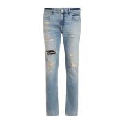 Slim Denim Jeans Guess , Blue , Heren