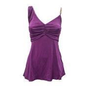 Stijlvolle Top voor Vrouwen Guess , Purple , Dames