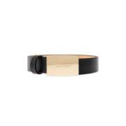 Leren riem Dsquared2 , Black , Heren