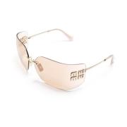 MU 54Ys Zvn20F Sunglasses Miu Miu , Yellow , Dames