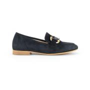 Marine Mocassins van Veloursleer Gabor , Blue , Dames