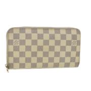 Pre-owned Canvas wallets Louis Vuitton Vintage , Beige , Dames