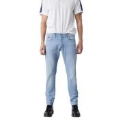 Klassieke Denim Jeans met 5 Zakken GAS , Blue , Heren