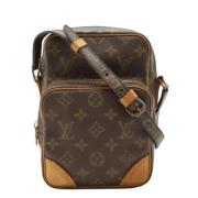 Pre-owned Canvas louis-vuitton-bags Louis Vuitton Vintage , Brown , Da...