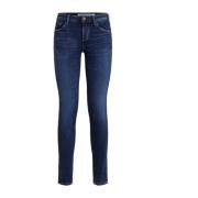 Slim Fit Denim Broek Guess , Blue , Dames