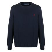 Hunter Navy Sweater Polo Ralph Lauren , Blue , Heren