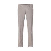 Corduroy Slim Fit Broek Mason's , Gray , Heren