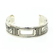 Pre-owned Silver bracelets Hermès Vintage , Gray , Dames