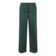 Lichtgewicht katoenen poplin broek P.a.r.o.s.h. , Green , Dames