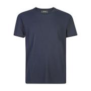 Blauwe T-shirts en Polos Zanone , Blue , Heren