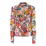 Lange Mouw Blouse Blugirl , Multicolor , Dames