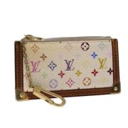 Pre-owned Canvas wallets Louis Vuitton Vintage , Beige , Dames