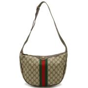 Pre-owned Plastic shoulder-bags Gucci Vintage , Beige , Dames