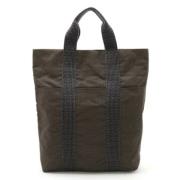 Pre-owned Canvas totes Hermès Vintage , Black , Dames