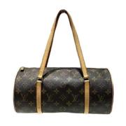 Pre-owned Canvas louis-vuitton-bags Louis Vuitton Vintage , Brown , Da...