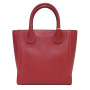 Pre-owned Leather totes Chloé Pre-owned , Red , Dames