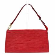 Pre-owned Leather louis-vuitton-bags Louis Vuitton Vintage , Red , Dam...