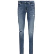 Strakke Jeans Guess , Blue , Dames