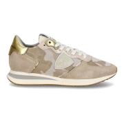 Gouden Zonsondergang Jacquard Sneakers Vrouwen Philippe Model , Multic...