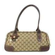 Pre-owned Canvas handbags Gucci Vintage , Brown , Dames