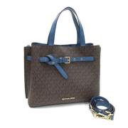 Pre-owned Leather handbags Michael Kors Pre-owned , Blue , Dames