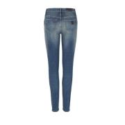 Blauwe Slim Fit Jeans Aw24 Armani Exchange , Blue , Dames