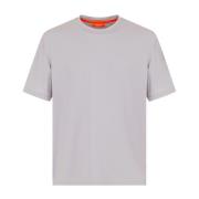 Casual Katoenen T-shirt Suns , White , Heren