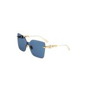 CD Chain M1U B0B0 Sunglasses Dior , Yellow , Dames