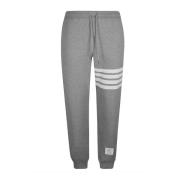 Grijze Katoenen Broek met Handtekening Streep Thom Browne , Gray , Her...