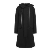 Zwarte Jas Aw24 Stijlvolle Herenmode Rick Owens , Black , Heren