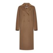 Kameel Wol Dubbel-Borst Jas Max Mara , Brown , Dames