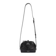 Stijlvolle Cross Body Box Tas Giorgio Armani , Black , Dames