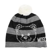 Pet met logo Moschino , Gray , Dames