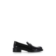 Zwarte Eco Leren Loafers Vierkante Neus Stuart Weitzman , Black , Dame...