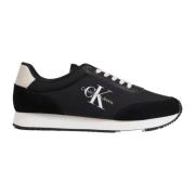 Retro Runner Low Mix Sneakers Calvin Klein Jeans , Black , Heren