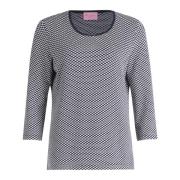 Gestructureerd Ronde Hals Shirt Betty Barclay , Multicolor , Dames