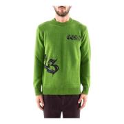 Geborduurde Monogram Trui Corsinelabedoli , Green , Heren