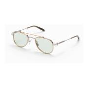 Innovatieve Aviator Bril - Zilver/Goud/Olijf Akoni , Yellow , Heren