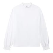 Witte Bra Logo Longsleeve T-shirt Random Identities , White , Dames