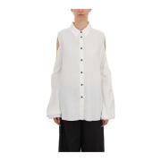 Cupro Shirt Andrea Ya’aqov , White , Dames