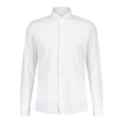 Jersey Slim-Fit Shirt Fakts , White , Heren